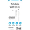 CABLE CONEXION USB TIPO C 2.0 SILICONA 60W 1,2M BLANCO IDEUS DLCUSB20WH