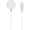 CARGADOR INALAMBRICO RELOJ CON CABLE USB COMPATIBLE APPLE BLANCO IDEUS WICWADLCWH