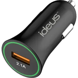 CARGADOR USB+MECHERO USB +CABLE 3 EN 1 2,1AMP IDEUS BUNMCFSC3IN1