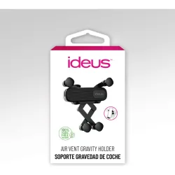 SOPORTE MOVIL UNIVERSAL PARA COCHE PARA REJILLA DE GRAVEDAD NEGRO IDEUS HOSPIDERBK