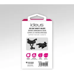 SOPORTE MOVIL UNIVERSAL PARA COCHE PARA REJILLA DE GRAVEDAD NEGRO IDEUS HOSPIDERBK