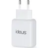 CARGADOR GAN CON 2 PUERTOS C+C 45W BLANCO IDEUS MCFCCG45WH