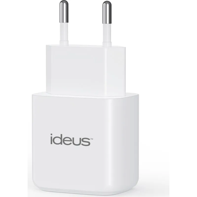 CARGADOR PUERTO TIPO C 20W BLANCO IDEUS MCFUSBC20WH