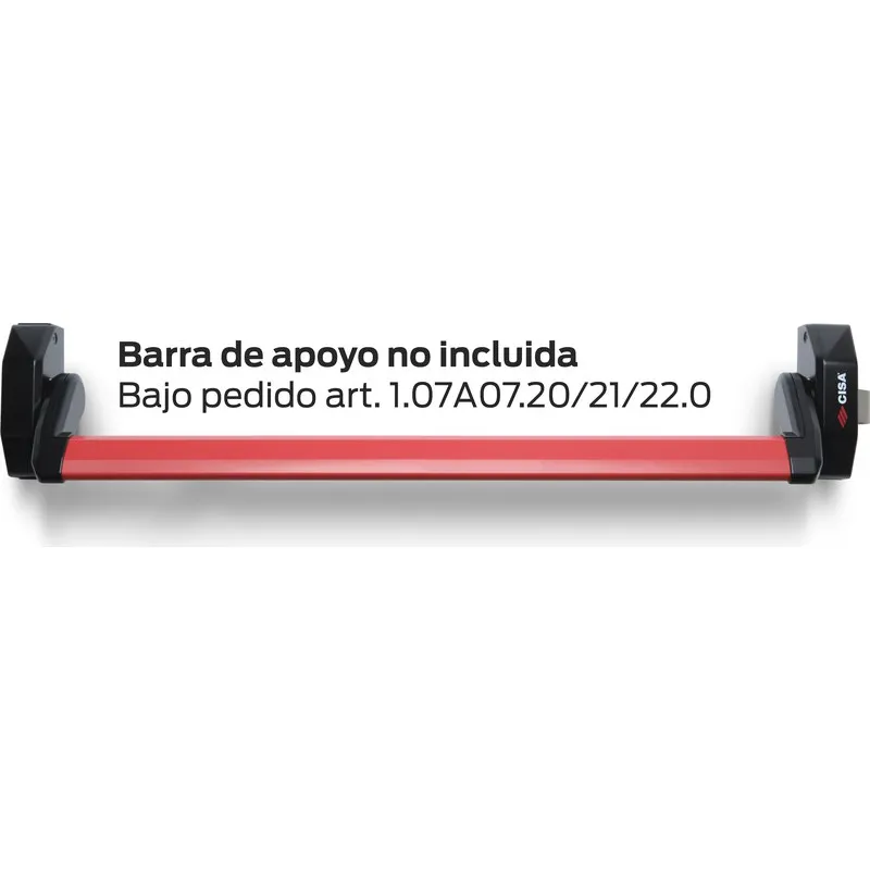 ANTIPANICO SOBREPONER ALPHA PUSH NEGRO CIERRE MODULAR CISA 1.5M011.10.0