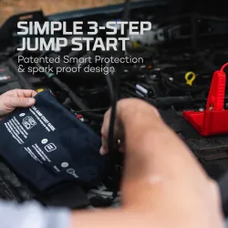 ARRANCADOR + COMPRESOR DE AIRE ASSIST AIR JUMP 4 EN 1-ARRANC.+ COMPRES. POWERBANK+ LINT NEBO NEB-PBK-0004-G