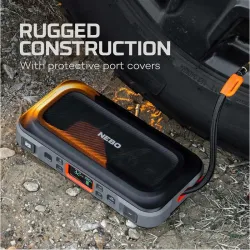 ARRANCADOR + COMPRESOR DE AIRE ASSIST AIR JUMP 4 EN 1-ARRANC.+ COMPRES. POWERBANK+ LINT NEBO NEB-PBK-0004-G