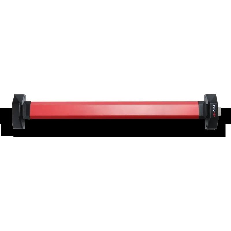 ANTIPANICO SOBREPONER ALPHA TOUCH NEGRO/ROJO 840MM CIERRE LATERAL CISA 1.5M801.11.0