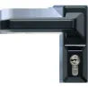 POMO PUERTA ANTIPANICO ALPHA TOUCH/PUSH NEGRO MANILLA-LLAVE CISA 1.07A78.38.0