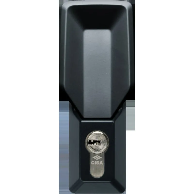 POMO PUERTA ANTIPANICO ALPHA TOUCH/PUSH NEGRO TIRADOR-LLAVE CISA 1.07A78.35.0