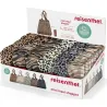 BOLSA COMPRA MINI MAXI PLEGABLE DISPLAY ANIMAL PRINT SURTIDO 48 UNIDADES REISENTHEL AT0039