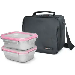 BOLSA PORTA ALIMENTOS NEGRO...