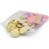 BOLSAS EVA REUTILIZABLES CIERRA FACIL PACK 4UDS 20X20CM GATO/UNICORNIO MELII 21200