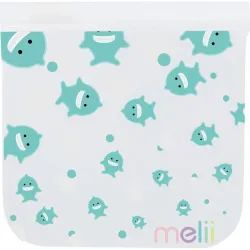 BOLSAS EVA REUTILIZABLES CIERRA FACIL PACK 4UDS 20X20CM BULLDOG/TIBURON MELII 21210