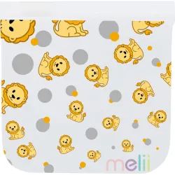 BOLSAS EVA REUTILIZABLES CIERRA FACIL PACK 4UDS 20X20CM DINO/LEON MELII 21230