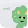 BOLSAS EVA REUTILIZABLES CIERRA FACIL PACK 4UDS 20X20CM DINO/LEON MELII 21230