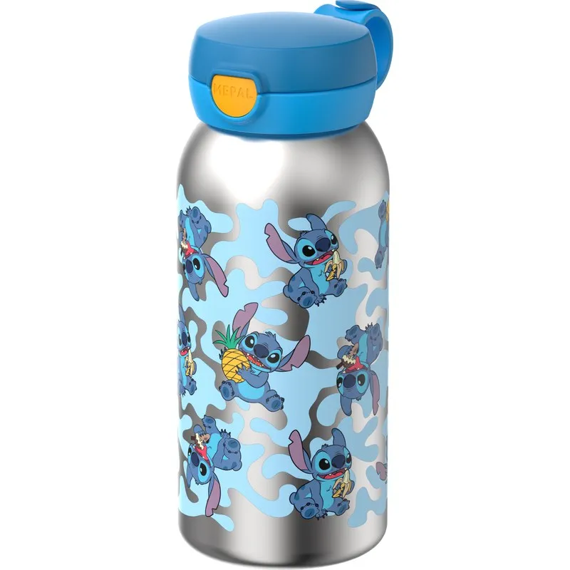 BOTELLA ACERO INOX + TAPA ABATIBLE 600 ML - STITCH MEPAL 107489065403