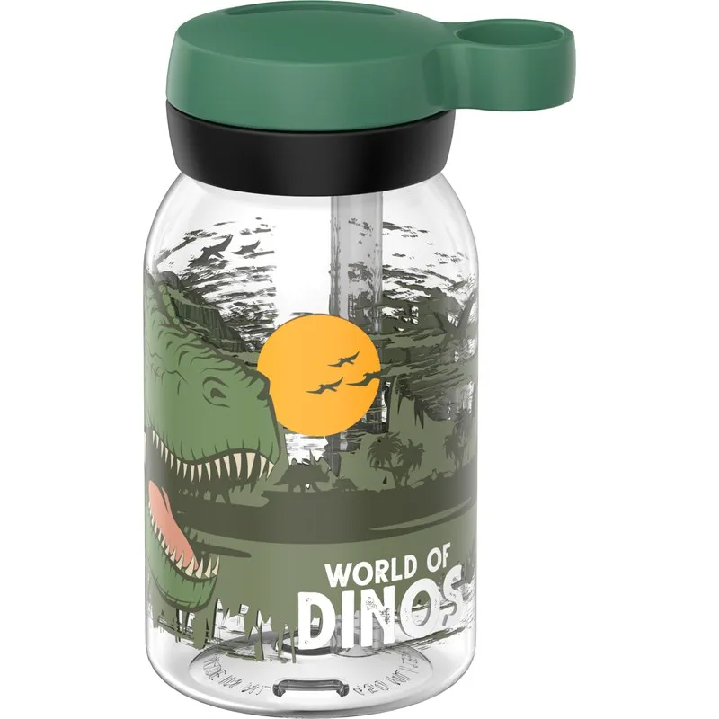 BOTELLA CAMPUS CON PAJITA 450 ML- DINO MEPAL 107480065381