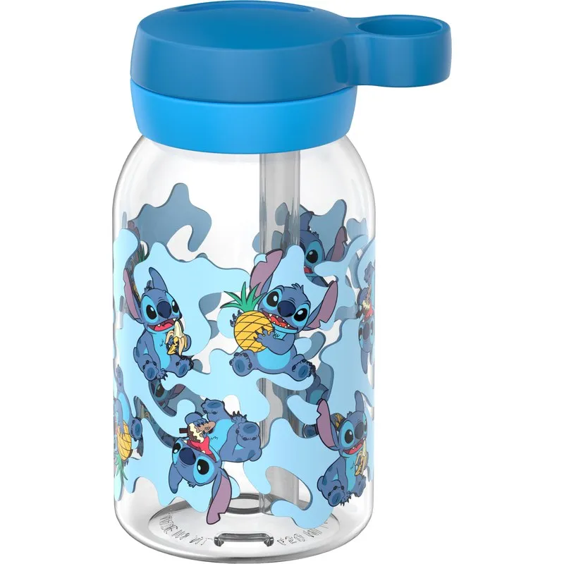 BOTELLA CAMPUS CON PAJITA 450 ML - STITCH MEPAL 107480065403