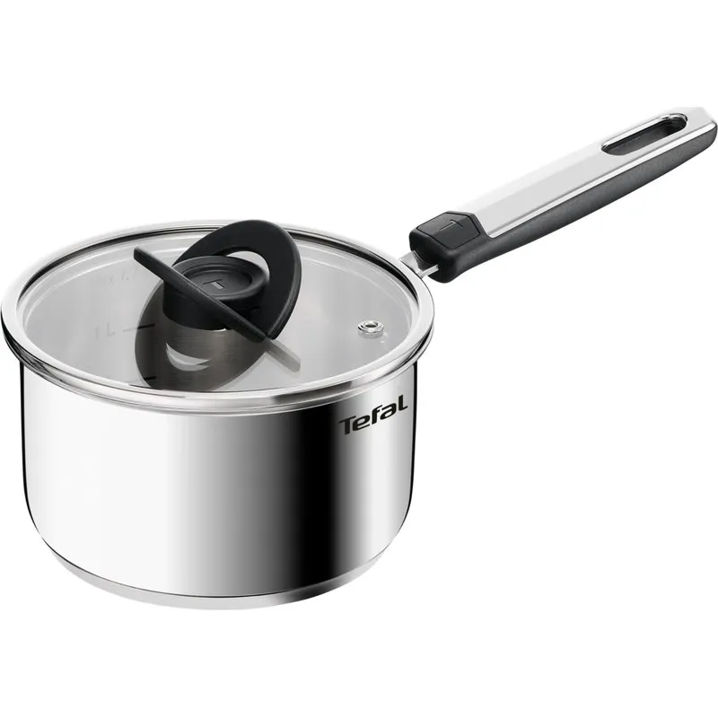CACEROLA INOX TAPA CRISTAL EMOTION diametro16CM TEFAL E3282245