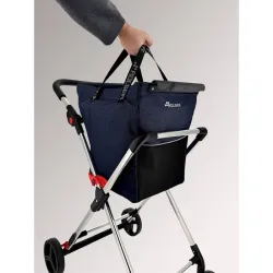 CARRO CESTA PLEGABLE MINI BASKET DENIM TEJANO ROLSER BAS100 DENIM TEJANO