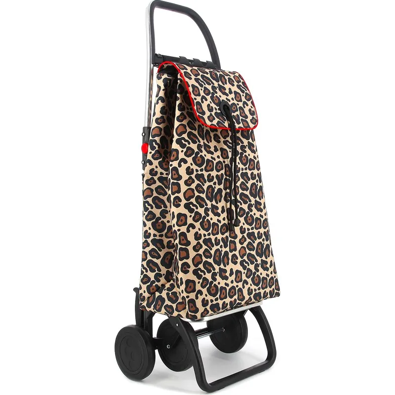 CARRO COMPRA 4 RUEDAS PLEGABLE IMAX MF4L ANIMAL PRINT WILD ROLSER IMX565 ANIMAL PRINT