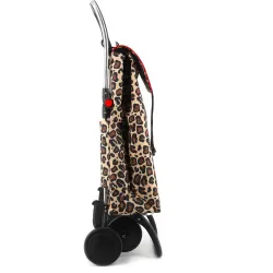 CARRO COMPRA 4 RUEDAS PLEGABLE IMAX MF4L ANIMAL PRINT WILD ROLSER IMX565 ANIMAL PRINT