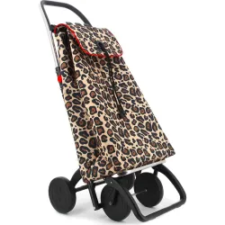 CARRO COMPRA 4 RUEDAS PLEGABLE IMAX MF4L ANIMAL PRINT WILD ROLSER IMX565 ANIMAL PRINT