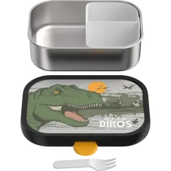 CONTENEDOR ACERO + TENEDOR CAMPUS DINO MEPAL 107490065381