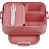 CONTENEDOR ALIMENTOS CON COMPARTIMENTOS MIDI 900ML ROSA VIVID MAUVE MEPAL 107632178700