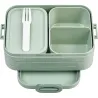 CONTENEDOR ALIMENTOS CON COMPARTIMENTOS MIDI 900ML VERDE NORDIC MEPAL 107632194700