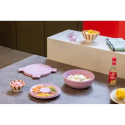 CONTENEDOR ALIMENTOS HERMETICO REDONDO ROSA BRABANTIA 241901