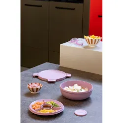 CONTENEDOR ALIMENTOS HERMETICO REDONDO ROSA BRABANTIA 241901