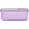 CONTENEDOR HERMETICO 0,75L MALVA PASTEL VALIRA 6090/MVP