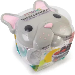 CONTENEDOR INFANTIL SNACKS BULLDOG 232 ML MELII 10200