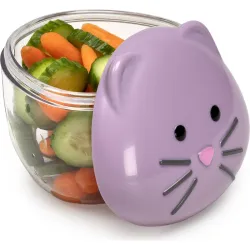 CONTENEDOR INFANTIL SNACKS GATO 232 ML MELII 14600