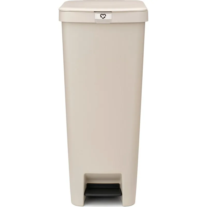 CUBO RECICLAJE PEDAL STEPUP BEIGE 40L BRABANTIA 251849