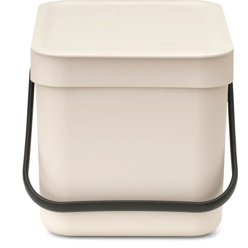 CUBO RECICLAJE SORT & GO BEIGE 6 L BRABANTIA 251702