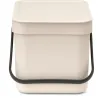 CUBO RECICLAJE SORT & GO BEIGE 6 L BRABANTIA 251702
