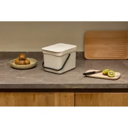 CUBO RECICLAJE SORT & GO BEIGE 6 L BRABANTIA 251702