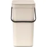 CUBO RECICLAJE SORT & GO BEIGE 12L BRABANTIA 251726