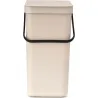 CUBO RECICLAJE SORT & GO BEIGE 16L BRABANTIA 251740