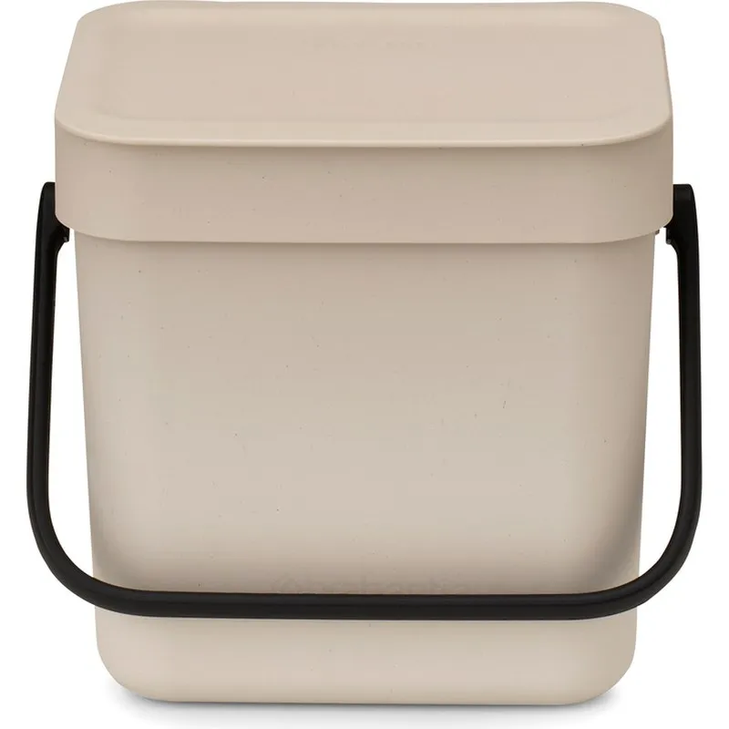CUBO RECICLAJE SORT & GO BEIGE 3L BRABANTIA 251689