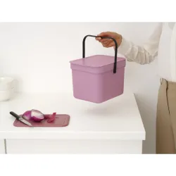 CUBO RECICLAJE SORT & GO ROSA 6L BRABANTIA 255441