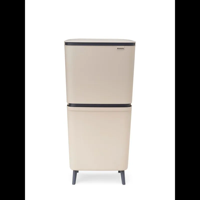 CUBO RECICLAJE SORTUP BEIGE 20+25L BRABANTIA 275005