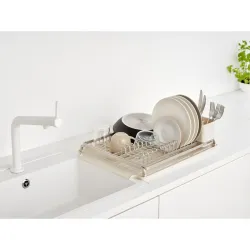 ESCURREPLATOS ALUMINIO GRANDE BEIGE BRABANTIA 252020