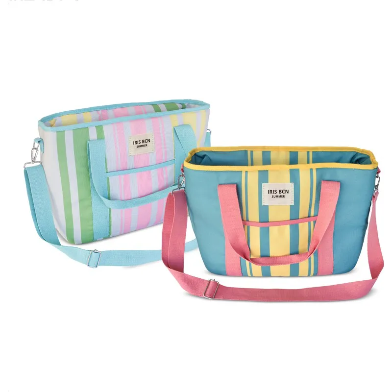 NEVERA SUMMER BAG 16L RAYAS SURTIDA IRIS 9227-TS