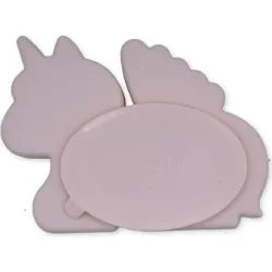 PLATO INFANTIL SILICONA DIVISIONES Y VENTOSA UNICORNIO MELII 17300