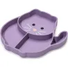 PLATO INFANTIL SILICONA DIVISIONES Y VENTOSA GATO MELII 17600
