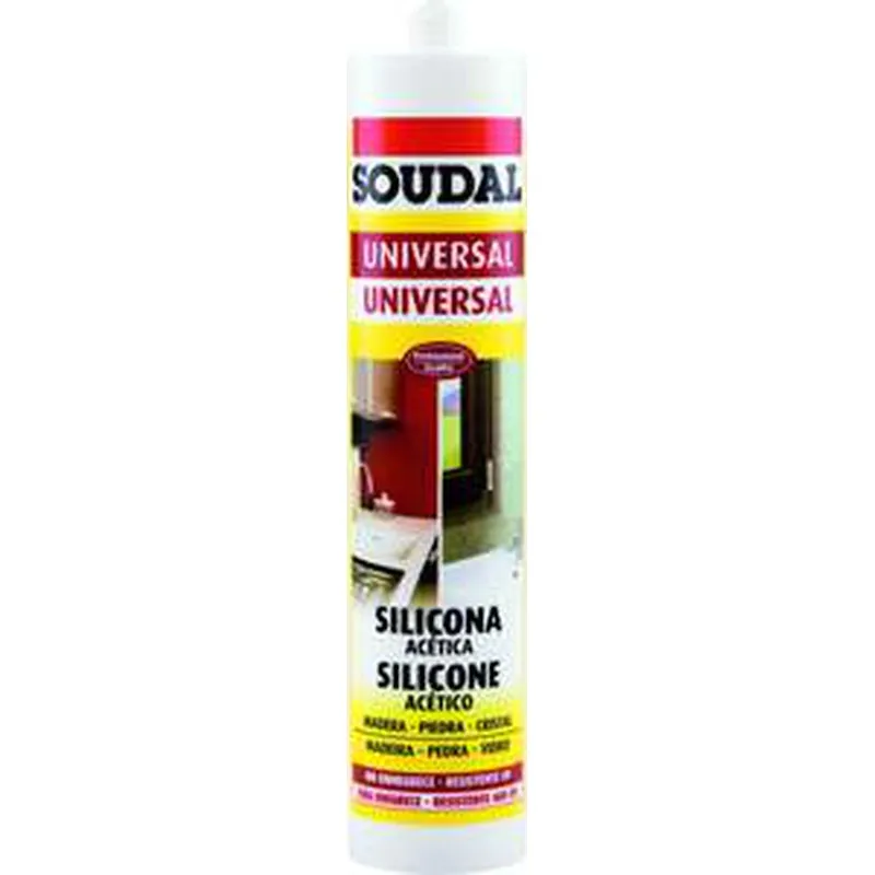 SILICONA UNIVERSAL 280 ML NEGRO SOUDAL 115926