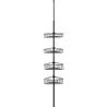 BARRA TELESCOPICA BLACK CON 4 CESTILLOS TATAY 6600027